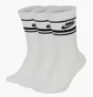 Шкарпетки унісекс Nike U Nk Nsw Everyday Essential Crew (3 пари) Stripes White CQ0301-103