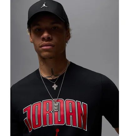 Футболка чоловіча Air Jordan City 88 Ss Crew Black HQ0009-010