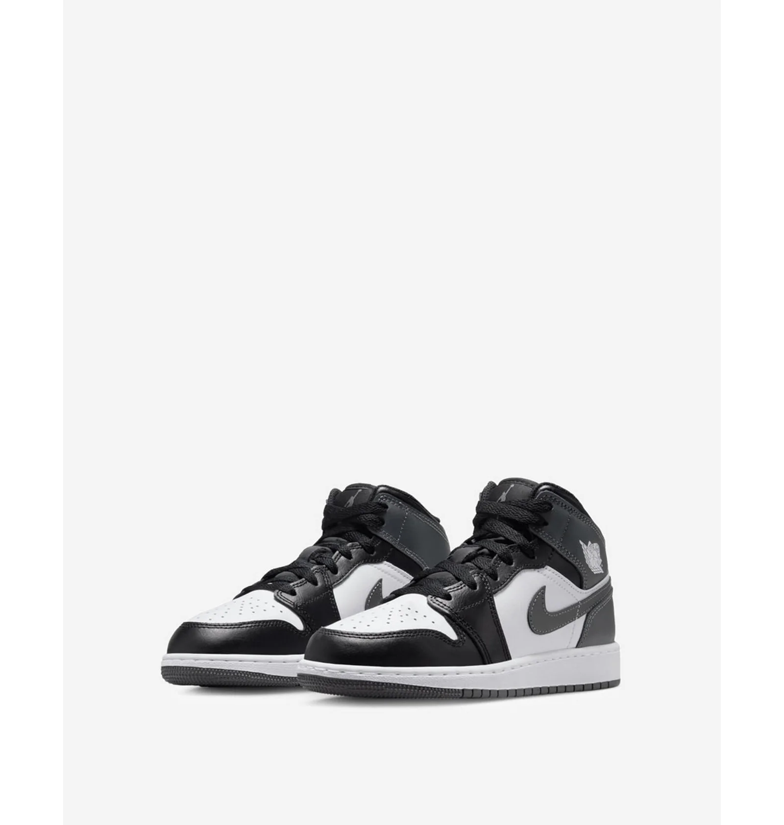 ᐉ Кросівки дитячі Air Jordan 1 Mid Big Black/Grey DQ8423-001