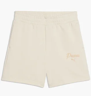 Шорти жіночі Puma Ess Script High-Waist Beige 691762-87