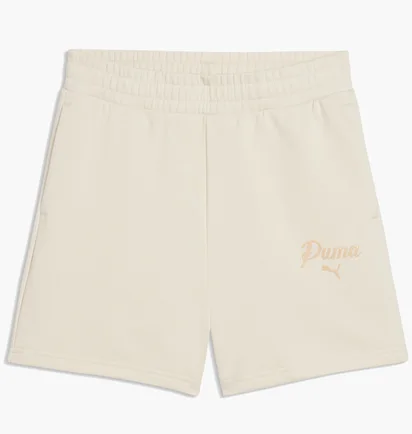 Шорти жіночі Puma Ess Script High-Waist Beige 691762-87