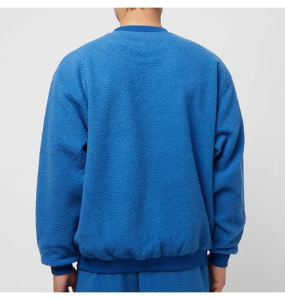 Свитшот мужской Pleasures Mars Sherpa Crewneck Blue P23SP019-BLUE