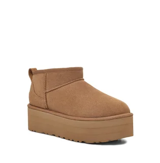 Угги женские UGG Classic Ultra Mini Platform Boot Chestnut Brown 1135092-CHE