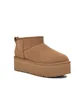 Уггі жіночі UGG Classic Ultra Mini Platform Boot Chestnut Brown 1135092-CHE