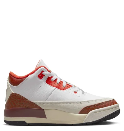 Кроссовки детские Air Jordan 3 Retro Ps White/Brown DV7027-108