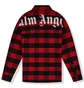 Рубашка мужская Palm Angels Classic Logo Overshirt Red/Black PMGA024C99FAB0012501