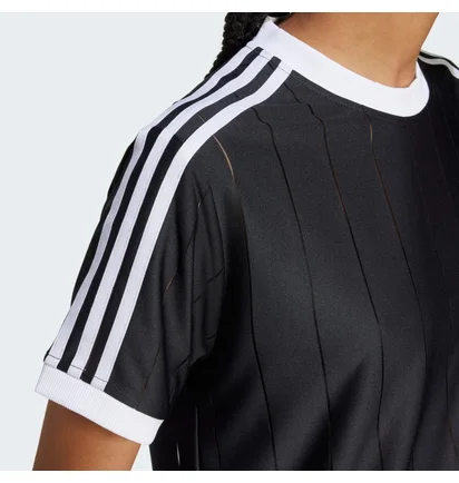 Футболка жіноча Adidas Adicolor 3-Stripes Pinstripe T-Shirt Black IX5505