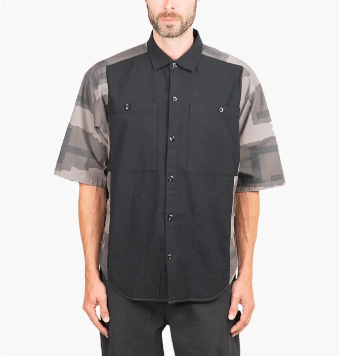 Рубашка мужская Neighborhood Cc Black 211BENH-SHM03-BK