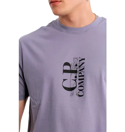 Футболка чоловіча C.P. Company Sailor Blue 18CMTS138A-005100W