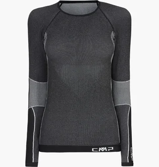 Термобелье женское CMP Woman Seamless Sweat Grey 3Y96804-U901