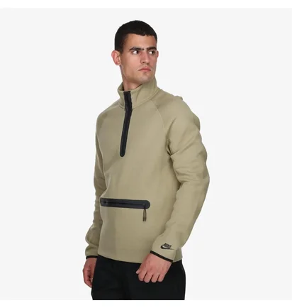 Кофта мужская Nike Sportswear Tech Fleece MenS 1/2-Zip Sweatshirt Beige FB7998-276