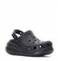 Тапочки женские CROCS Classic Crush Clog Black 207521-001