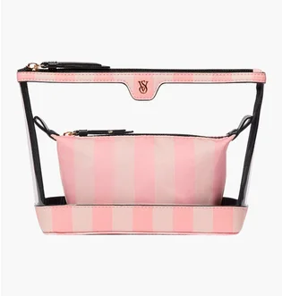 Косметичка Victoria's Secret Iconic Stripe White/Pink 269362-46
