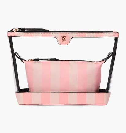 Косметичка Victoria's Secret Iconic Stripe White/Pink 269362-46