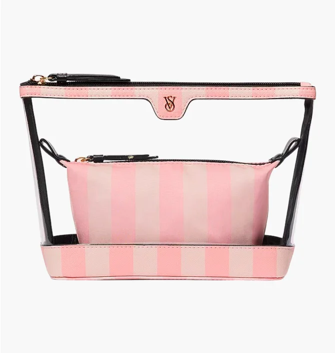 Косметичка Victoria's Secret Iconic Stripe White/Pink 269362-46