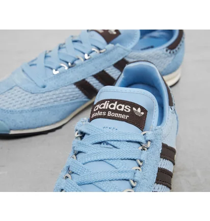 Кроссовки женские Adidas Originals X Wales Bonner Sl 76 Light Blue IH3262