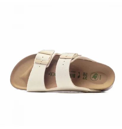 Тапочки жіночі Birkenstock Arizona Tex Canvas Veg Beige 1022679