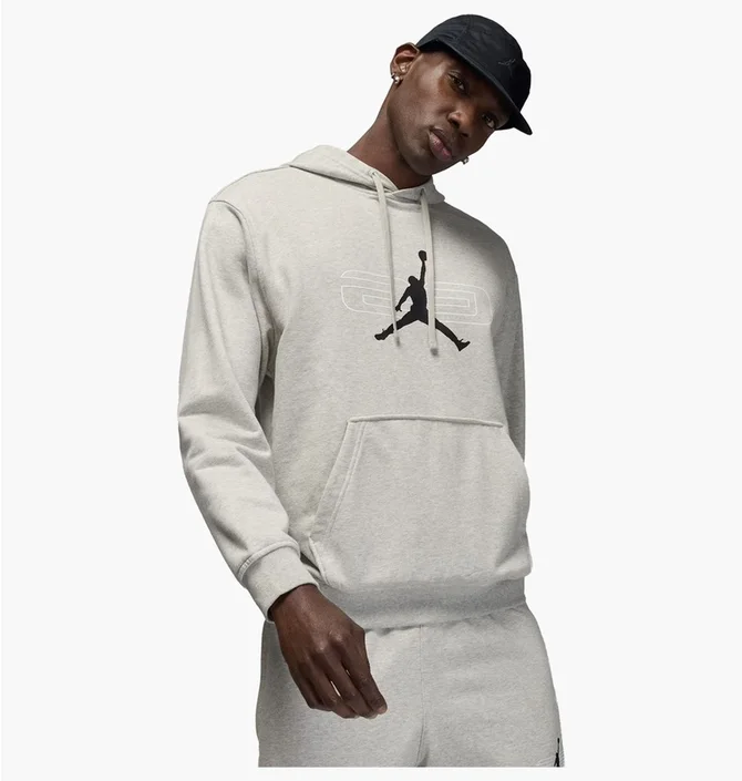 Худи мужское Air Jordan Sport Crossover MenS Fleece Pullover Hoodie Grey HQ8694-084