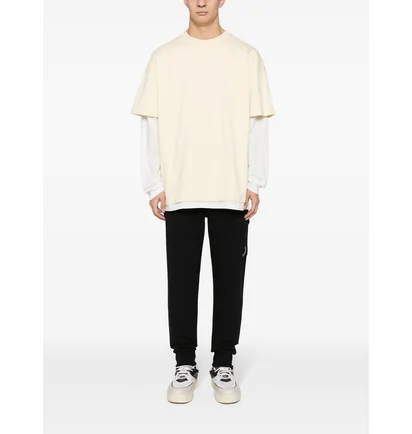 Штани чоловічі C.P. Company Diagonal Raised Cargo Sweatpants Black 17CMSP017A-005086W-999
