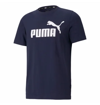 Футболка мужская Puma Essentials Logo Tee Blue 586449-06