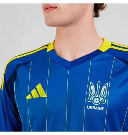 Футболка чоловіча Adidas Ukraine 24 Performance Blue IP2175