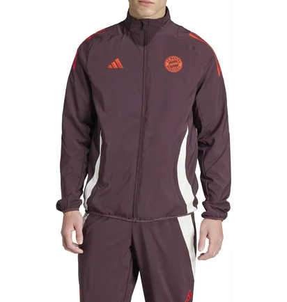 Олимпийка мужская Adidas Casaco Fcb Pre Jkt Bordo IS9963