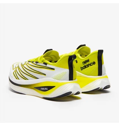 Кроссовки женские New Balance Fuelcell Supercomp Elite V3 White/Yellow WRCELCT3