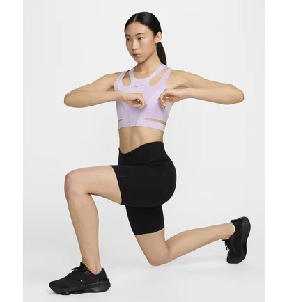 Топ женский Nike Futuremove Light-Support Non-Padded Strappy Sports Bra Violet FQ2640-512