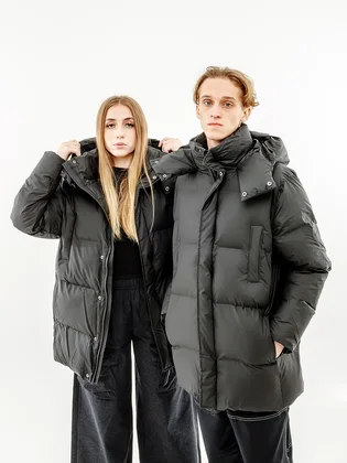 Парка унисекс Rains Jackets Black 1524-BLACK