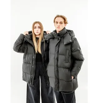 Парка унисекс Rains Jackets Black 1524-BLACK
