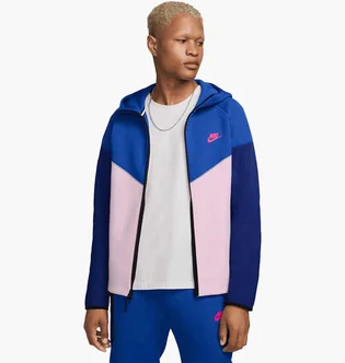Толстовка мужская Nike Tech Fleece Blue/Pink FZ4709-480