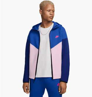 Толстовка чоловіча Nike Tech Fleece Blue/Pink FZ4709-480