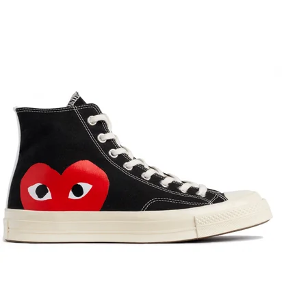 Кеди унісекс Comme des Garcons Play X Chuck 70 Shoes Black 150204C