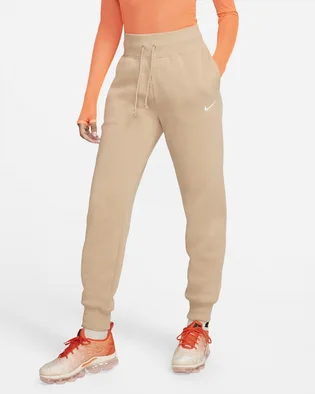 Штани жіночі Nike W Nsw Phnx Flc Hr Pant Std Beige Dq5688-200