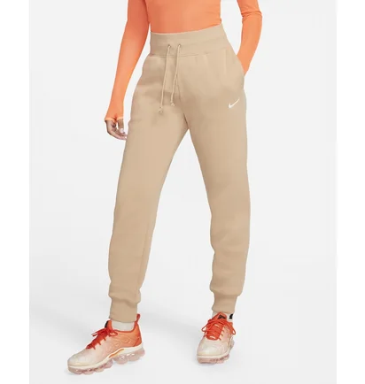Штани жіночі Nike W Nsw Phnx Flc Hr Pant Std Beige Dq5688-200