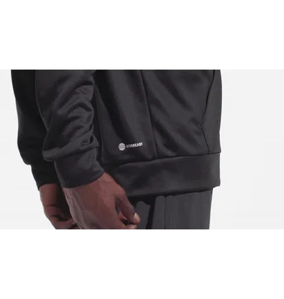 Кофта мужская Adidas Train Essentials Seasonal Training Full-Zip Jacket Black Ib8137