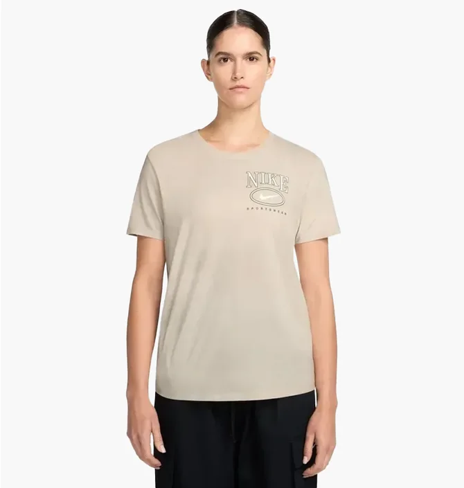 Футболка женская Adidas Sportswear Club Short-Sleeve T-Shirt Beige IB2447-104