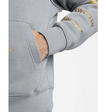 Худі чоловіче Nike Sportswear Standard Issue Grey FJ0552-065
