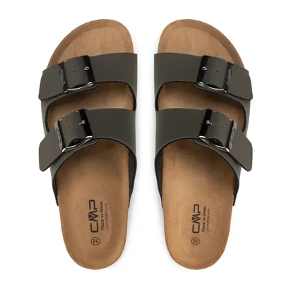 Тапочки мужские Cmp Eco Thalitha Slipper Grey 3Q91017-F832