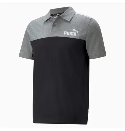 Поло чоловіче Puma Essentials+ Block Black/Grey 848004-01