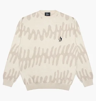 Кофта мужская by Parra Static Stalker Beige 53117