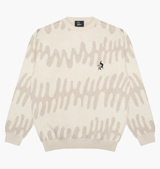 Кофта мужская by Parra Static Stalker Beige 53117