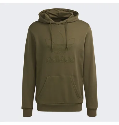 Худи мужское Adidas Graphics Trefoil Series Hoodie Olive H13499