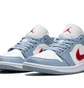 Кроссовки женские Air Jordan 1 Low Light Blue/White DC0774-164
