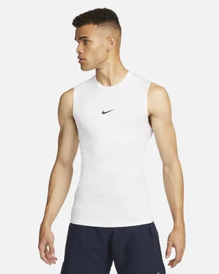 Майка мужская Nike Pro MenS Dri-Fit Tight Sleeveless Fitness Top White FB7914-100