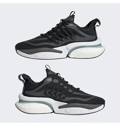 Кросівки чоловічі Adidas Alphaboost V1 Sustainable Boost Lifestyle Running Shoes Black Hp2758