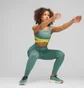 Топ женский Puma First Mile High Impact Bra Green 523210-84