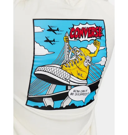 Худи унисекс Converse Shoe Hero Hoodie White 10024614-281