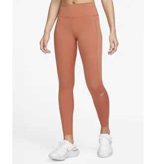 Леггинсы женские Nike Epic Luxe WomenS Mid-Rise Pocket Leggings Orange CN8041-827