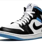 Кроссовки женские Air Jordan Wmns 1 Mid White/Black BQ6472-102